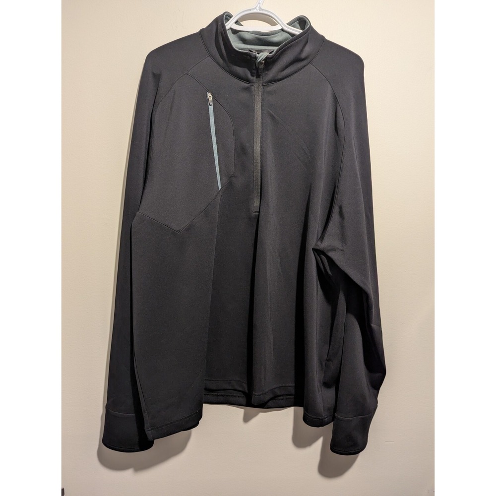 Zero Restriction Jacket Mens XL Black Tour Series 1/4 Zip Pullover Golf‎